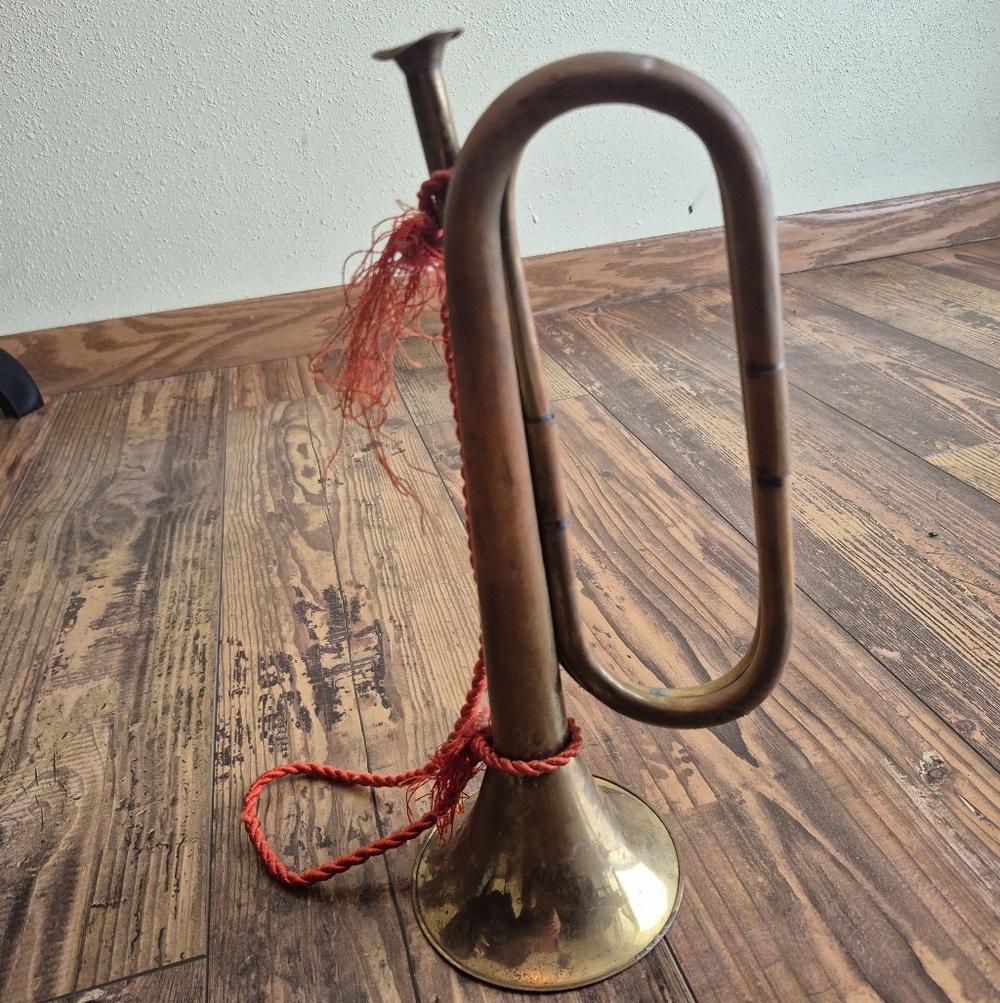 Vintage Bugle Musical Instrument